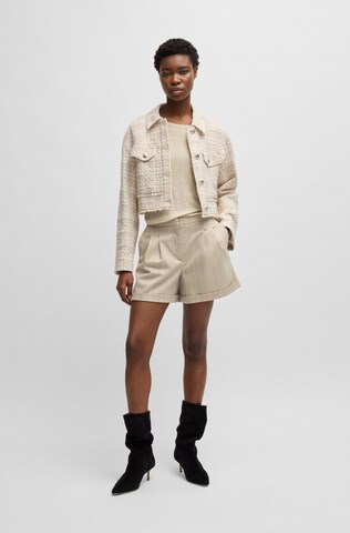 BOSS Regular Shorts in Beige