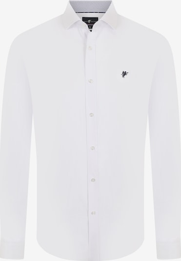 DENIM CULTURE Button Up Shirt 'Bennie' in Black / White, Item view