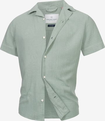 Kronstadt Regular fit Overhemd 'Avery' in Blauw: voorkant