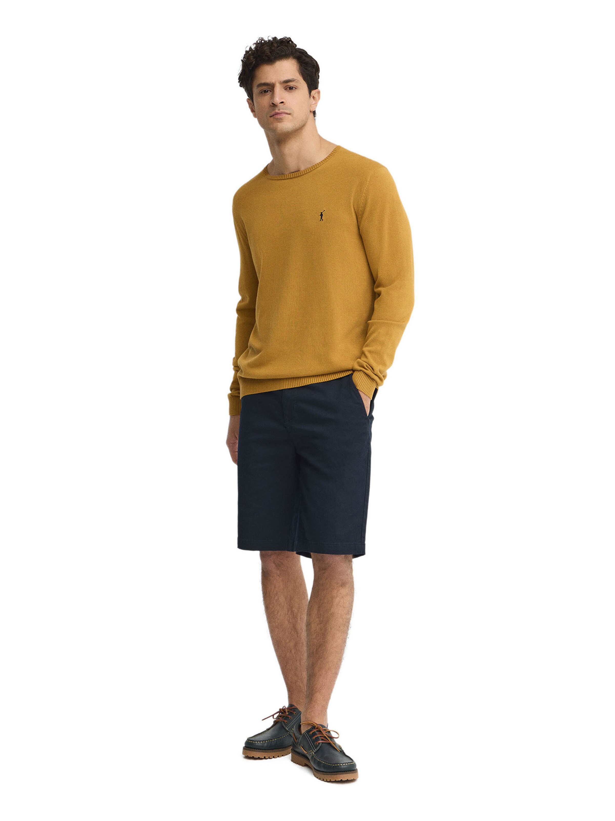 Polo Club Pullover 'Rigby' in Gelb