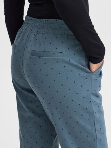 ICHI Tapered Chinohose ' KATE ' in Blau