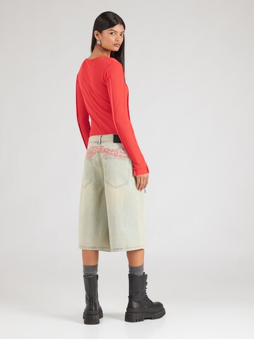 Ed Hardy Свободный крой Джинсы в Синий