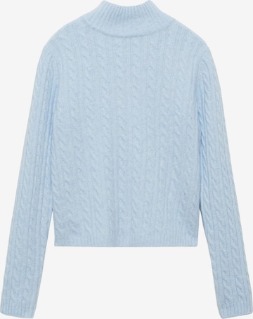 Pull-over 'SEEDSPER' MANGO en bleu : devant