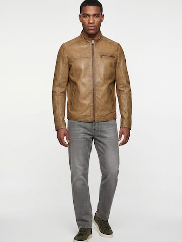 Veste mi-saison 'MSMarco' MILESTONE en beige : devant