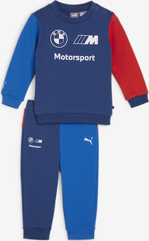 PUMA Joggingpak in Blauw: voorkant