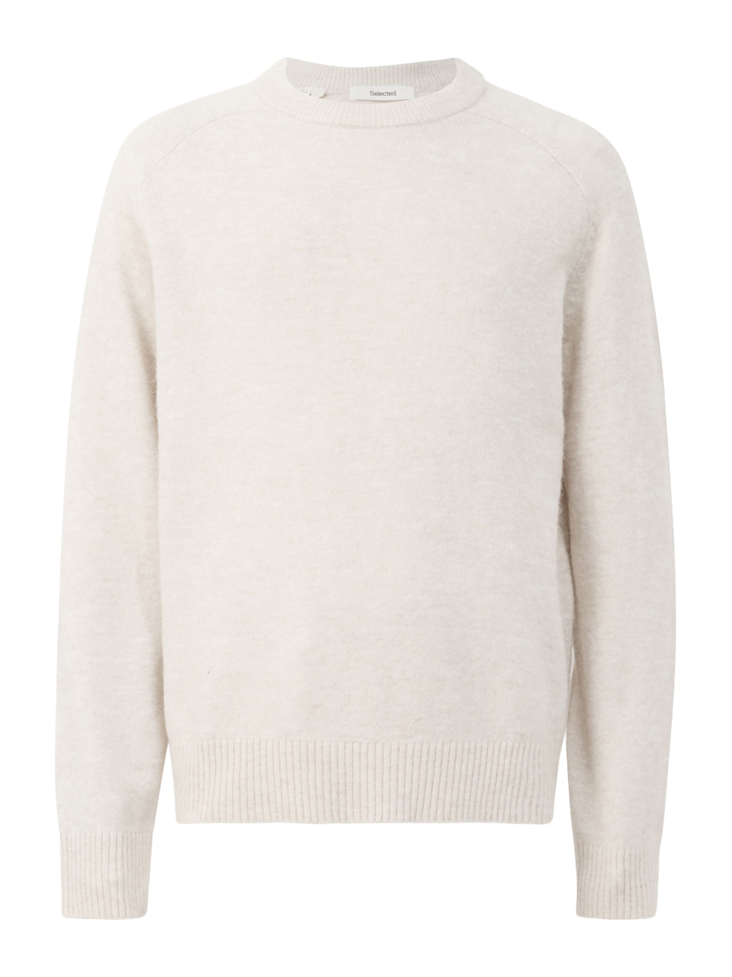 SELECTED Pulóver 'SLHRAI' - bézs: elől