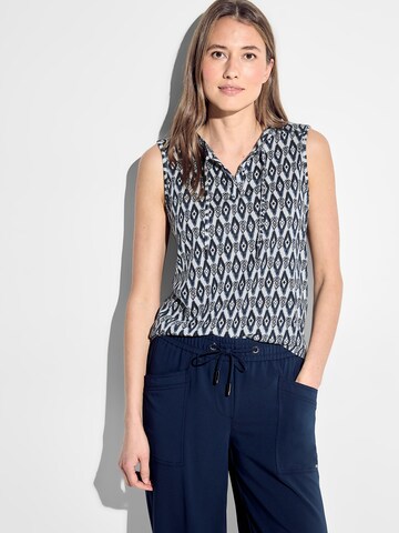 CECIL Top in Blau: Vorderseite