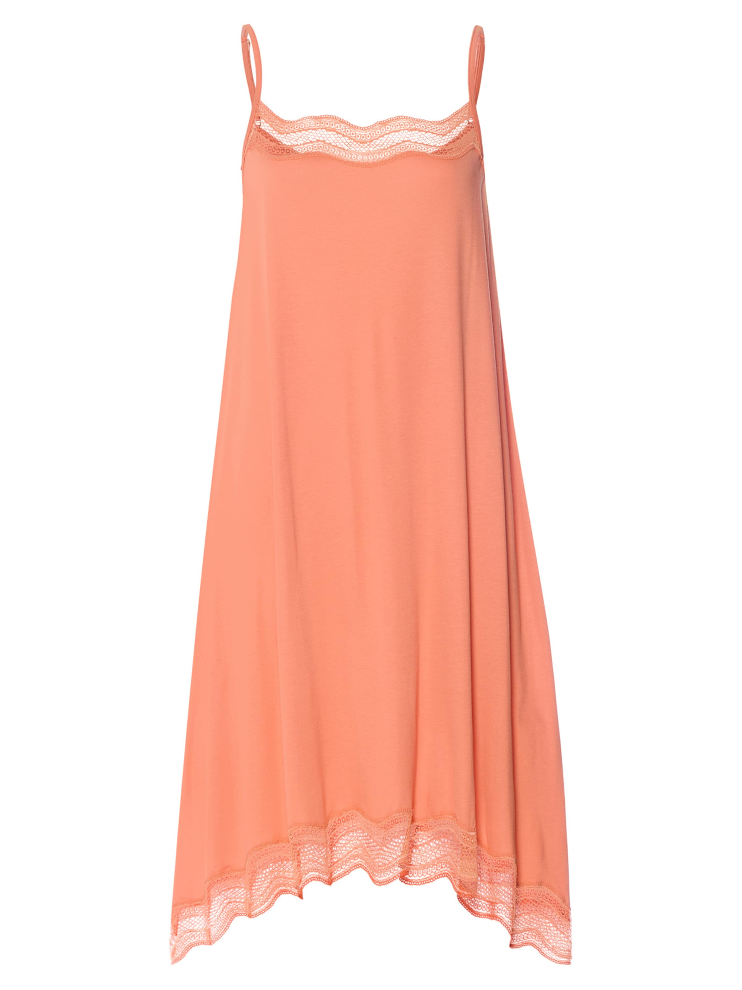 Hanro Nightgown 'Cira' in Orange: front