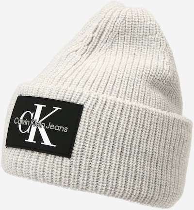 Calvin Klein Jeans Müts helehall / must / valge, Tootevaade