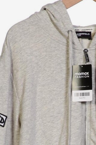 Karl Lagerfeld Sweatshirt & Zip-Up Hoodie in M in Grey
