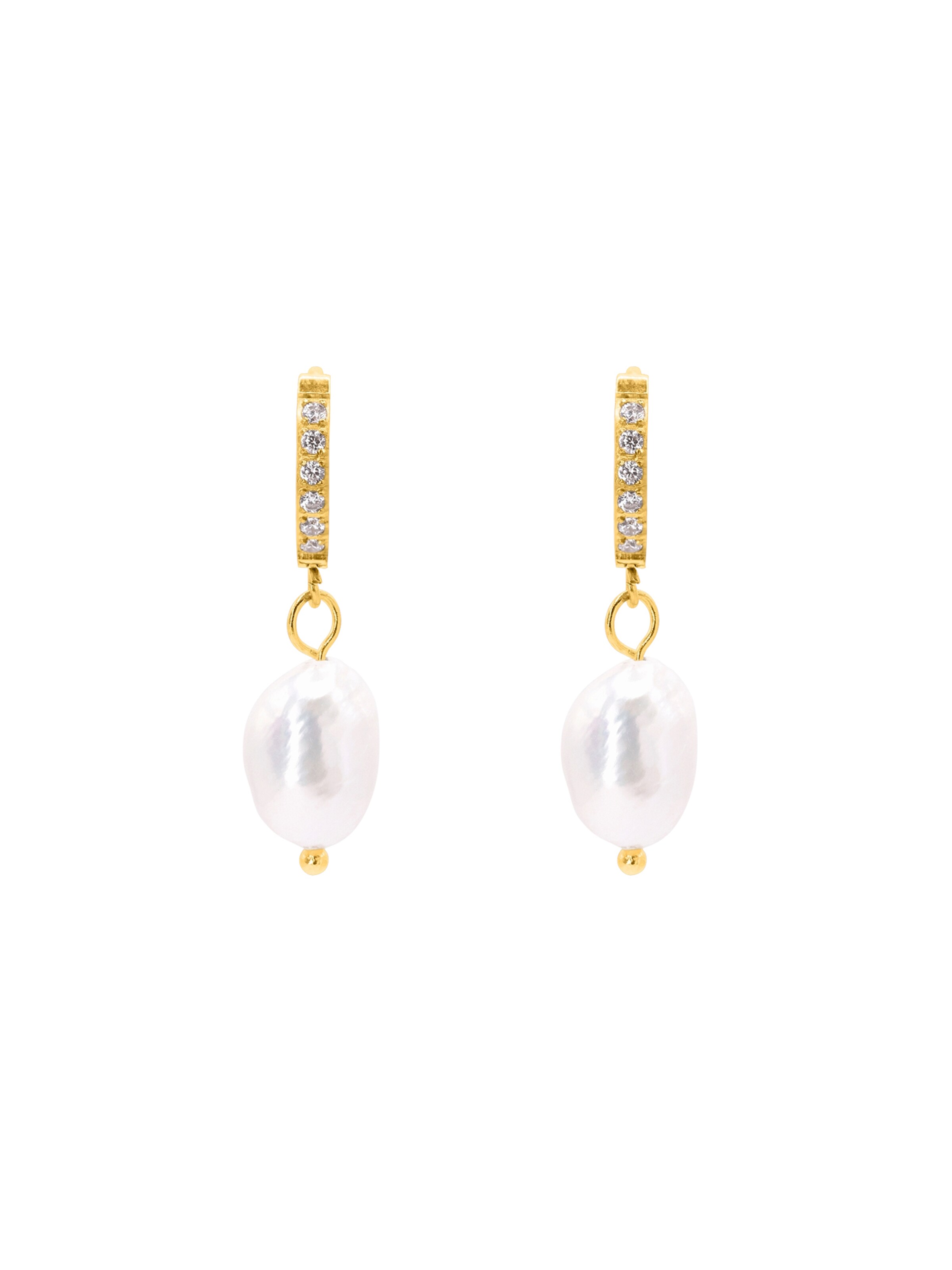 Heideman Earrings 'Hilar' in Gold: front