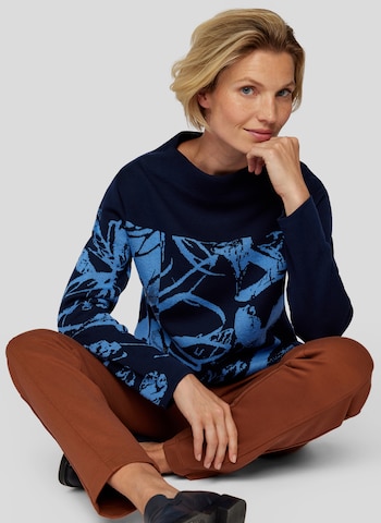 Rabe Trui in Blauw: voorkant