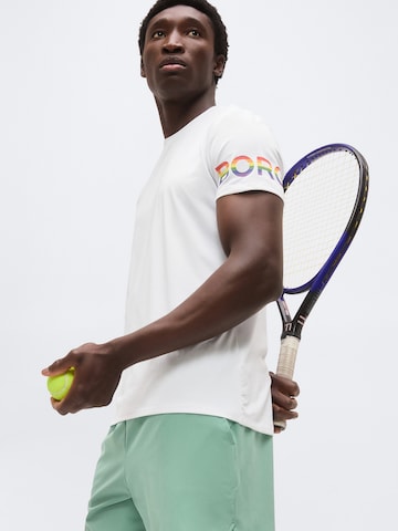 T-Shirt fonctionnel BJÖRN BORG en blanc