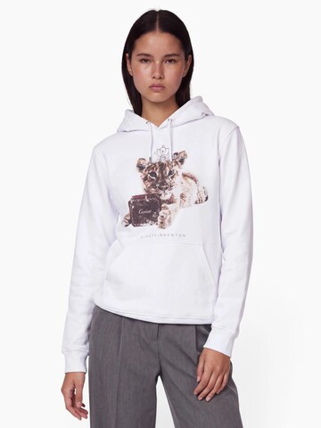 EINSTEIN & NEWTON Sweatshirt in White: front