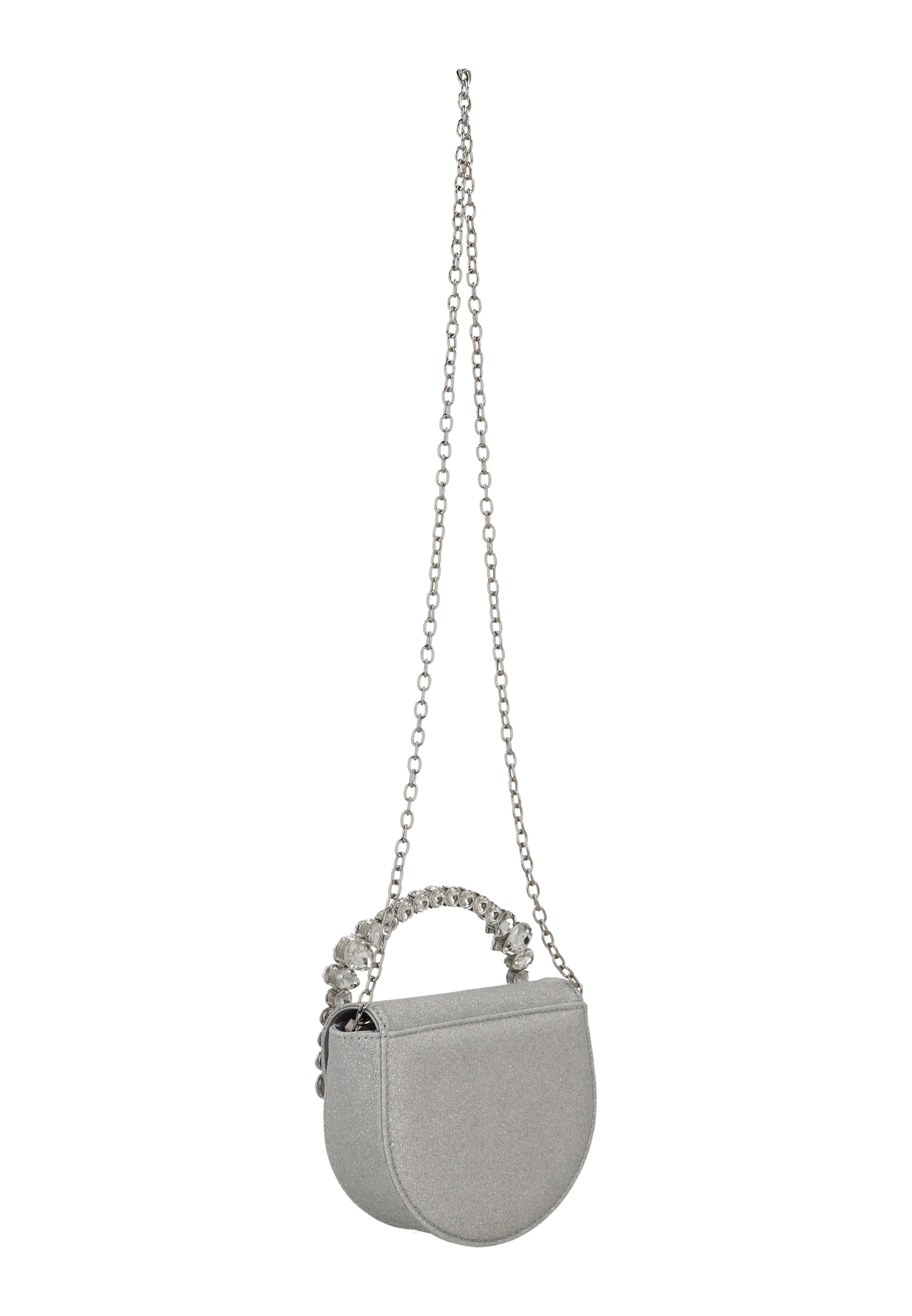 faina Clutch in Silver