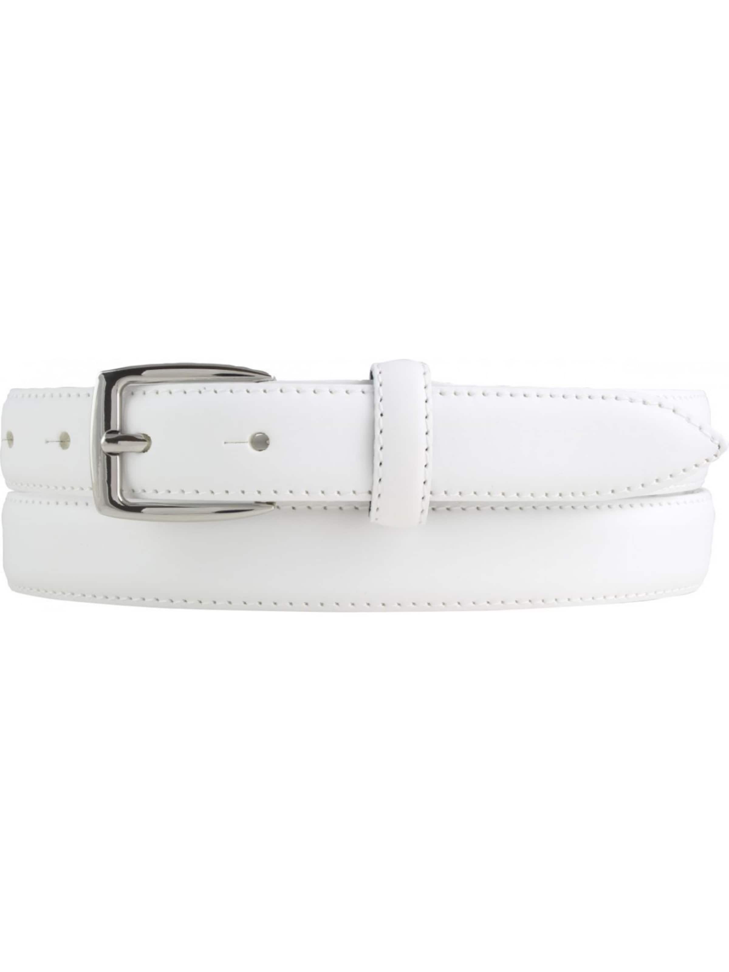 BELTINGER Belt 'Taranto' in White: front