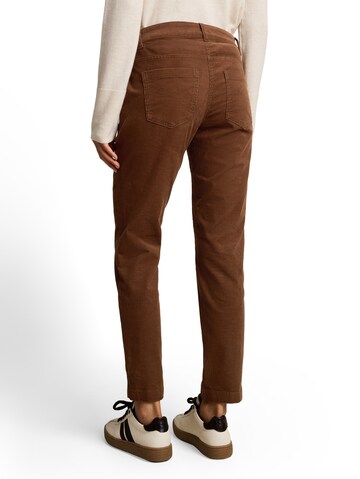 TOM TAILOR - Tapered Calças em bege