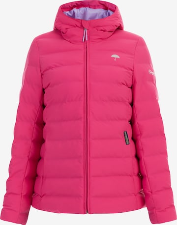 Schmuddelwedda Weatherproof jacket 'Nootki' in Pink: front