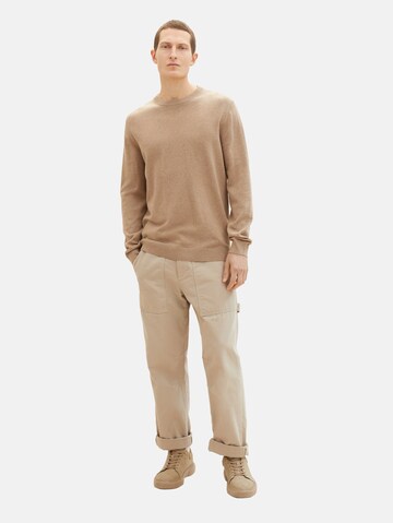 TOM TAILOR Pullover i brun