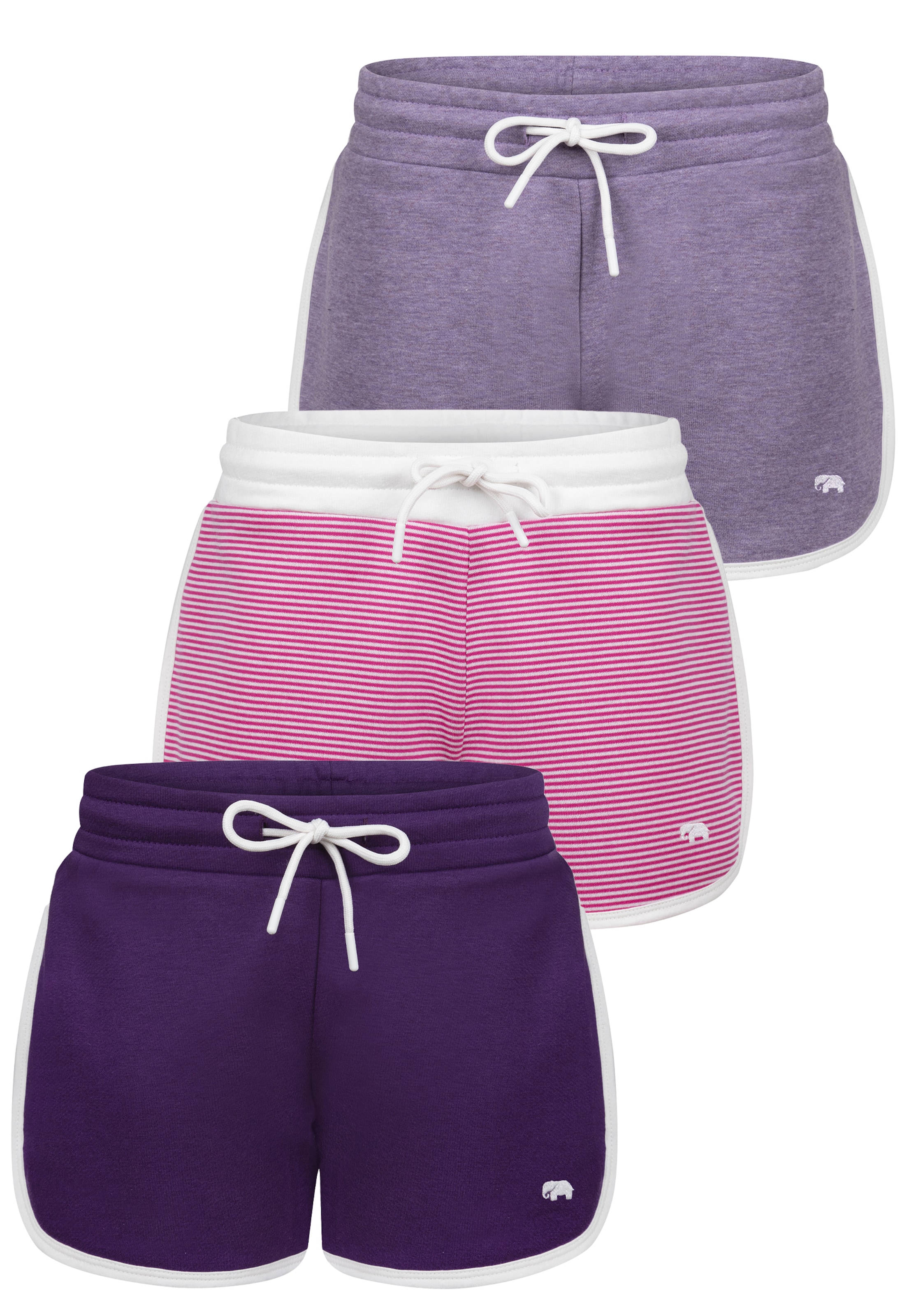 Pantaloni de la Felix Hardy pe mov: față