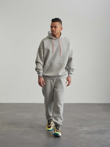 ABOUT YOU x Benny Cristo Sweatshirt 'Len' in Grey: front