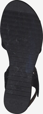 GABOR Sandalen met riem 'Genua' in Zwart