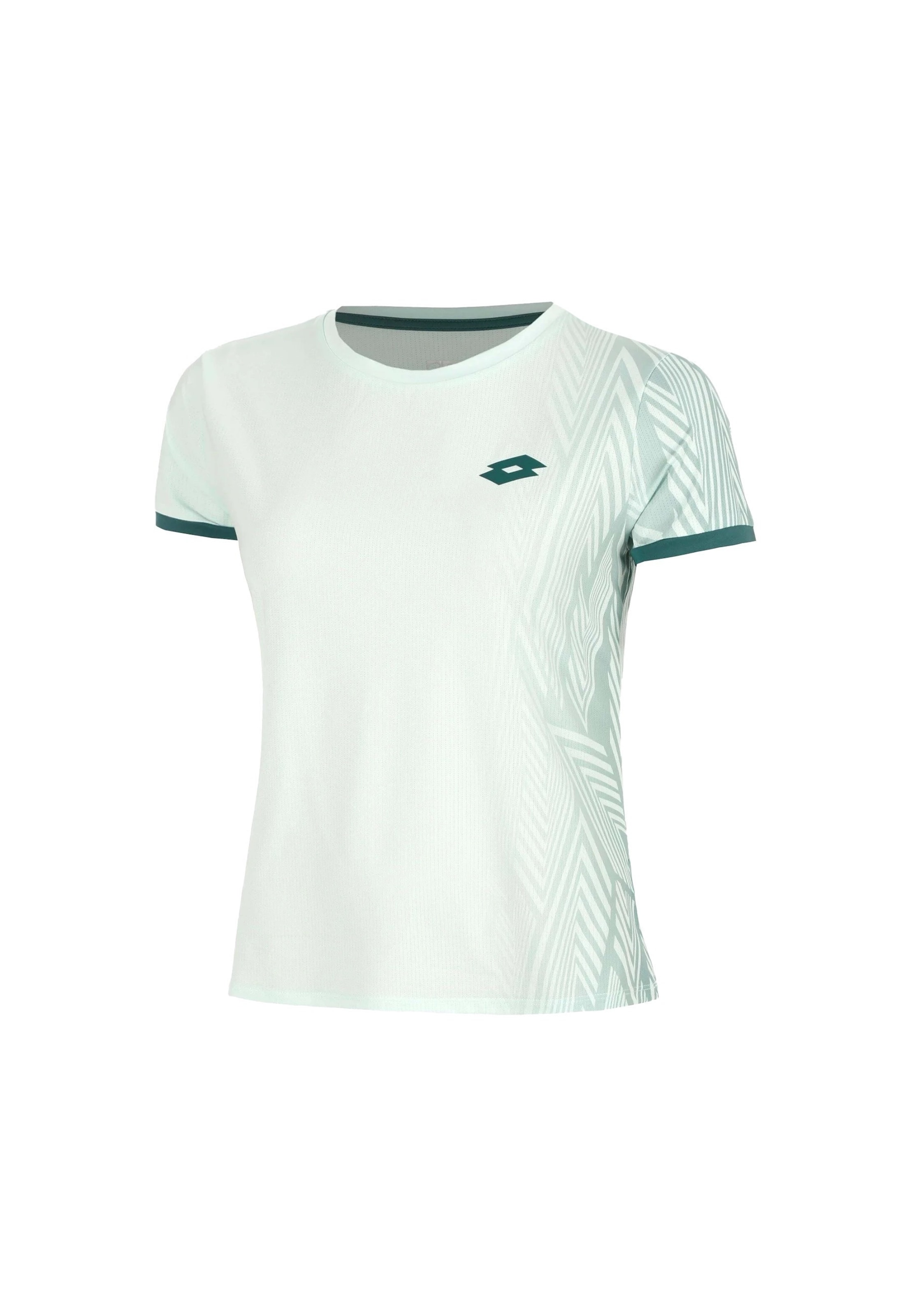 T-shirt fonctionnel LOTTO en vert : devant