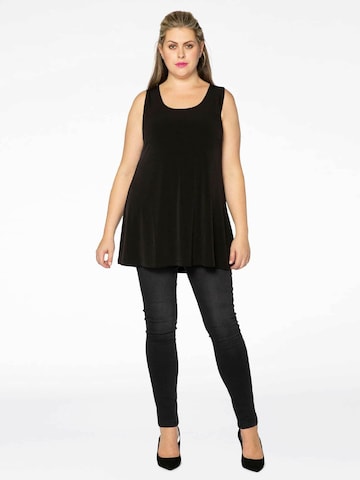 Yoek Top 'DOLCE' in Black