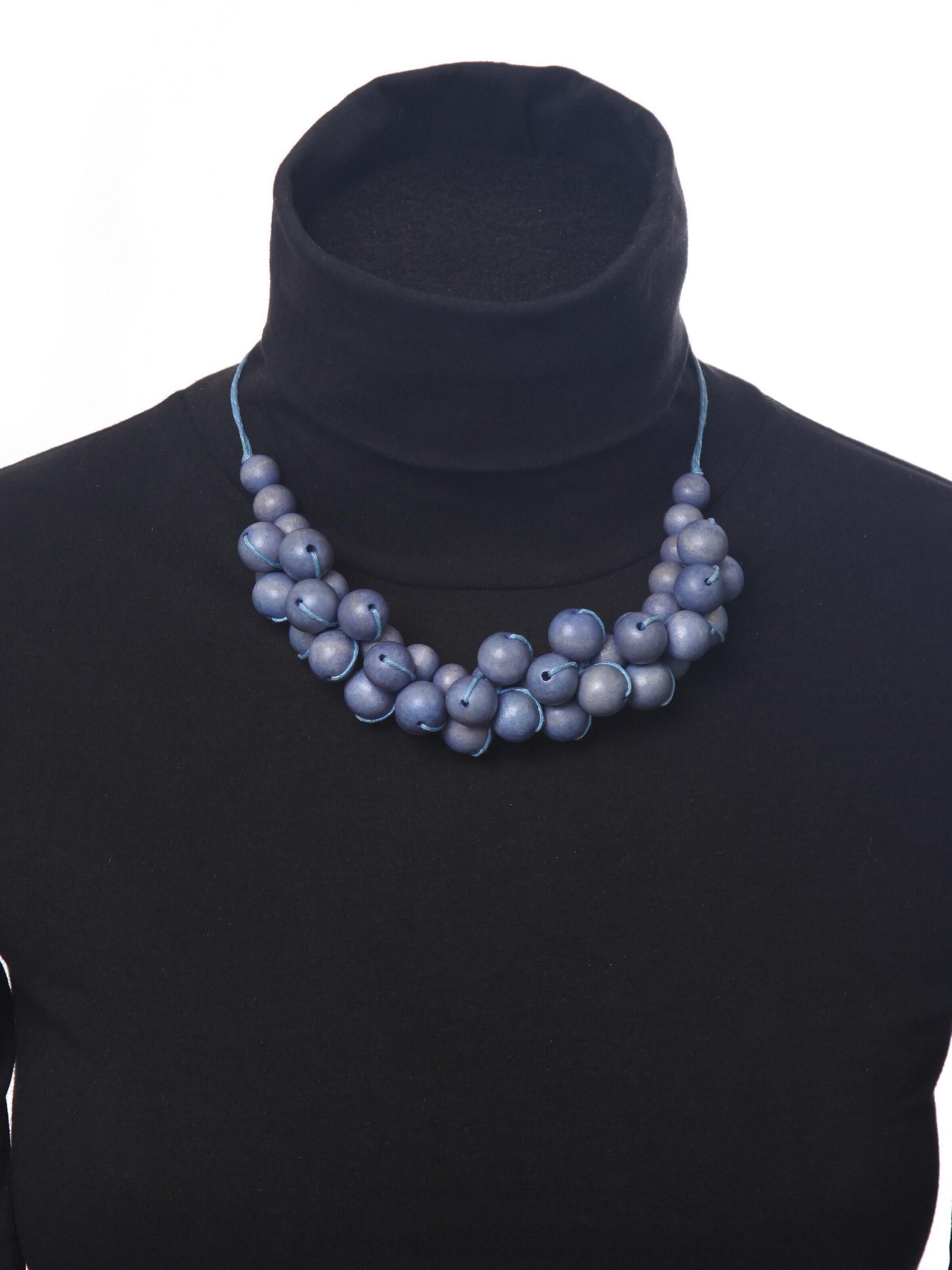 COLLEZIONE ALESSANDRO Necklace 'Lea' in Blue: front