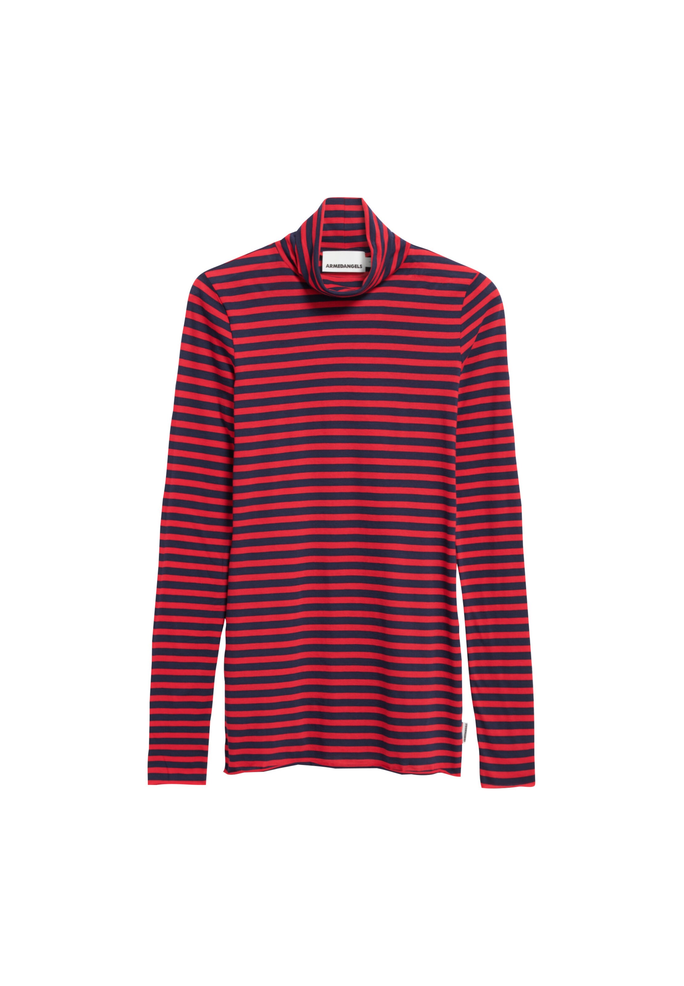ARMEDANGELS Longsleeve 'GRAZILIANAA' STRIPES in Rot: Vorderseite