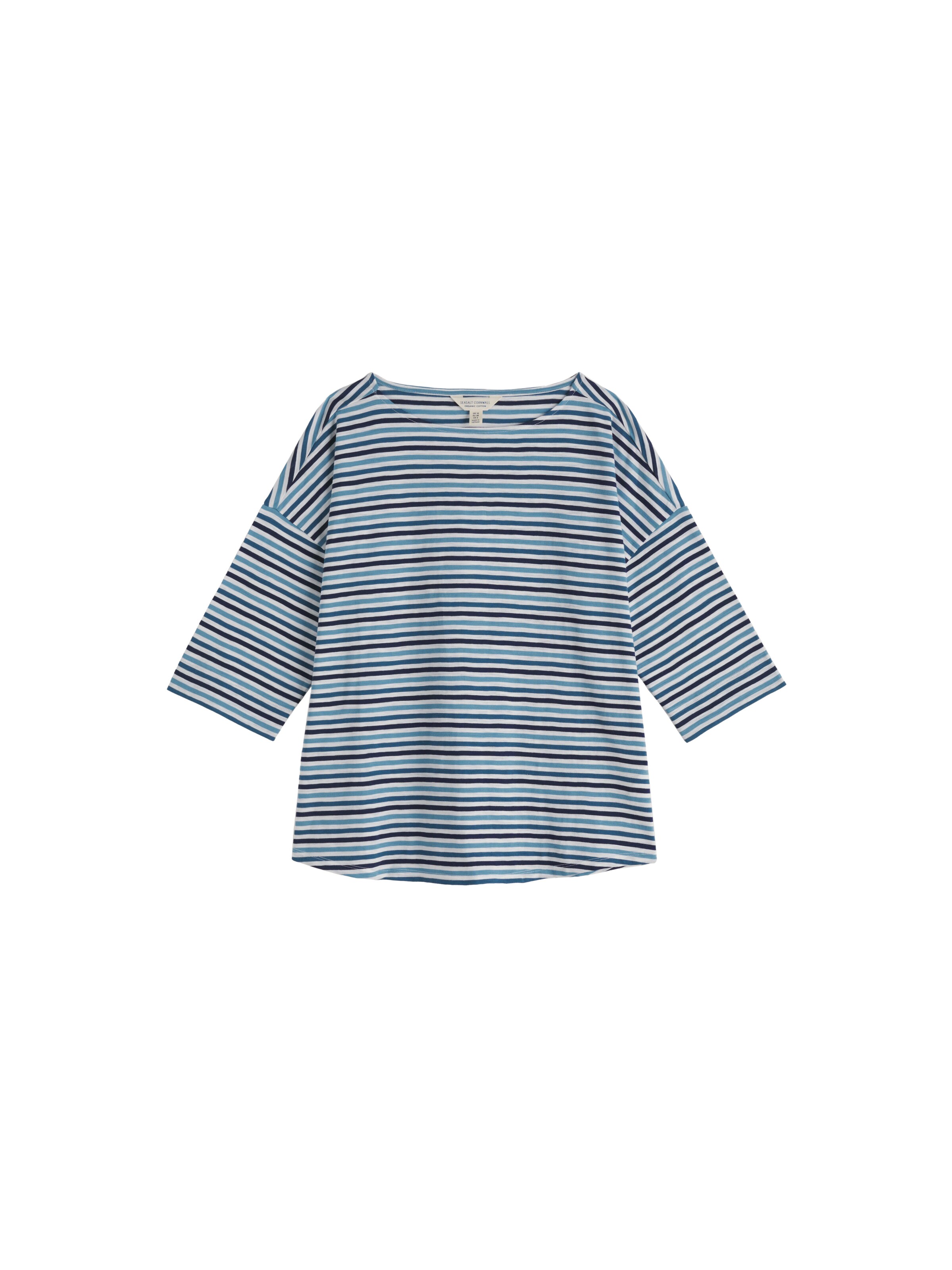 Seasalt Cornwall Shirt 'Tremayne Quay' in Blue: front