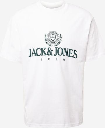 JACK & JONES T-shirt 'LAKEWOOD' i vit: framsida