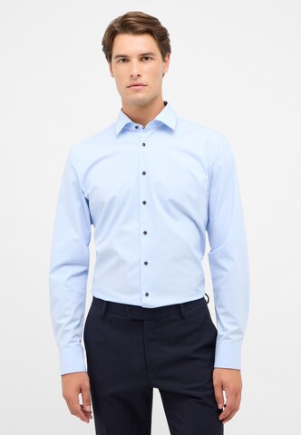 ETERNA Slim fit Zakelijk overhemd in Blauw: voorkant