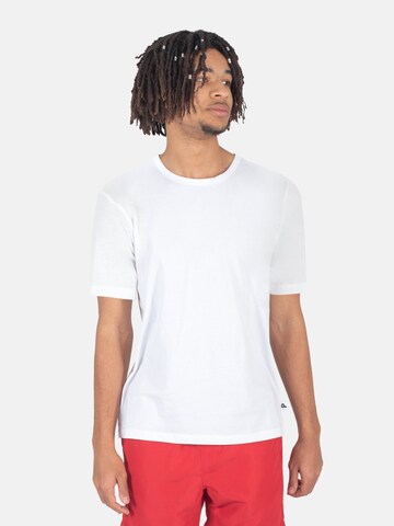 PANTONECLO Shirt 'Pantoneclo Men’s U-Neck Short Sleeve T-Shirt'‌‌ in Weiß: Vorderseite