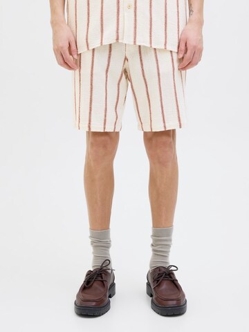 JACK & JONES Loose fit Trousers 'JPSTJaiden' in Brown: front