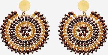 Gaya - Pendientes en marrón: frente