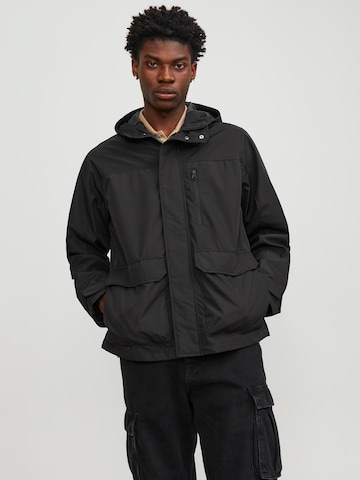 JACK & JONES Performance Jacket 'Hike' in Black: front