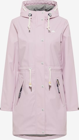 Schmuddelwedda Between-Seasons Coat in Pink: front