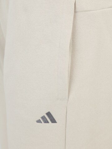 ADIDAS SPORTSWEAR Tapered Sports trousers in Beige