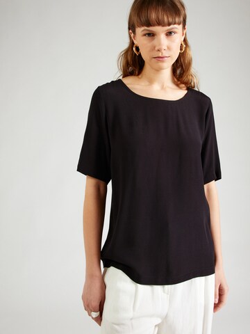 minimum Bluse 'Elvire' i sort: forside