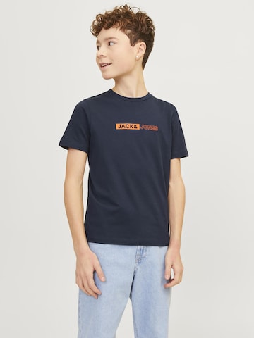 T-Shirt Jack & Jones Junior en bleu : devant