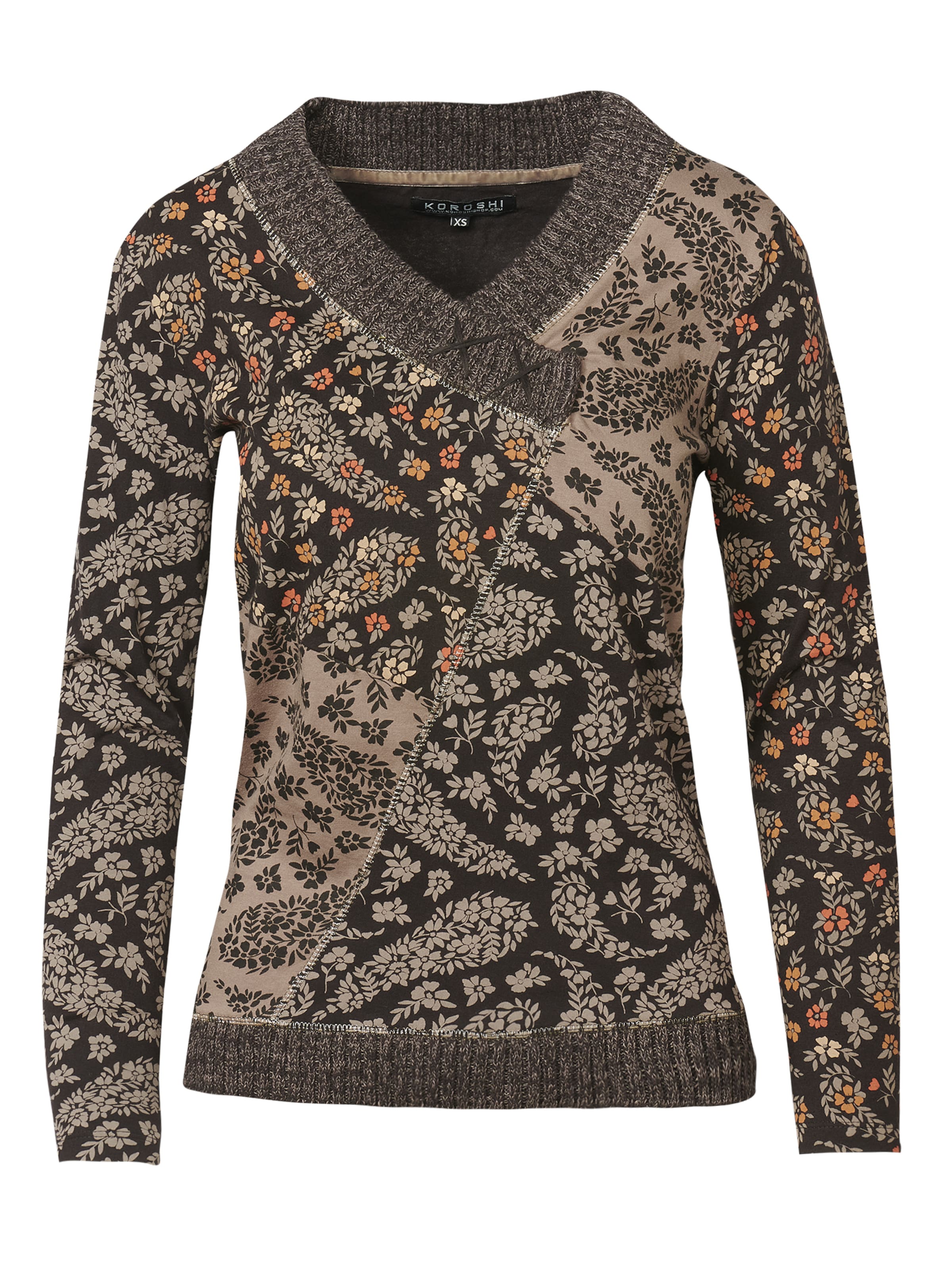 KOROSHI Paita värissä ruskea: etupuoli