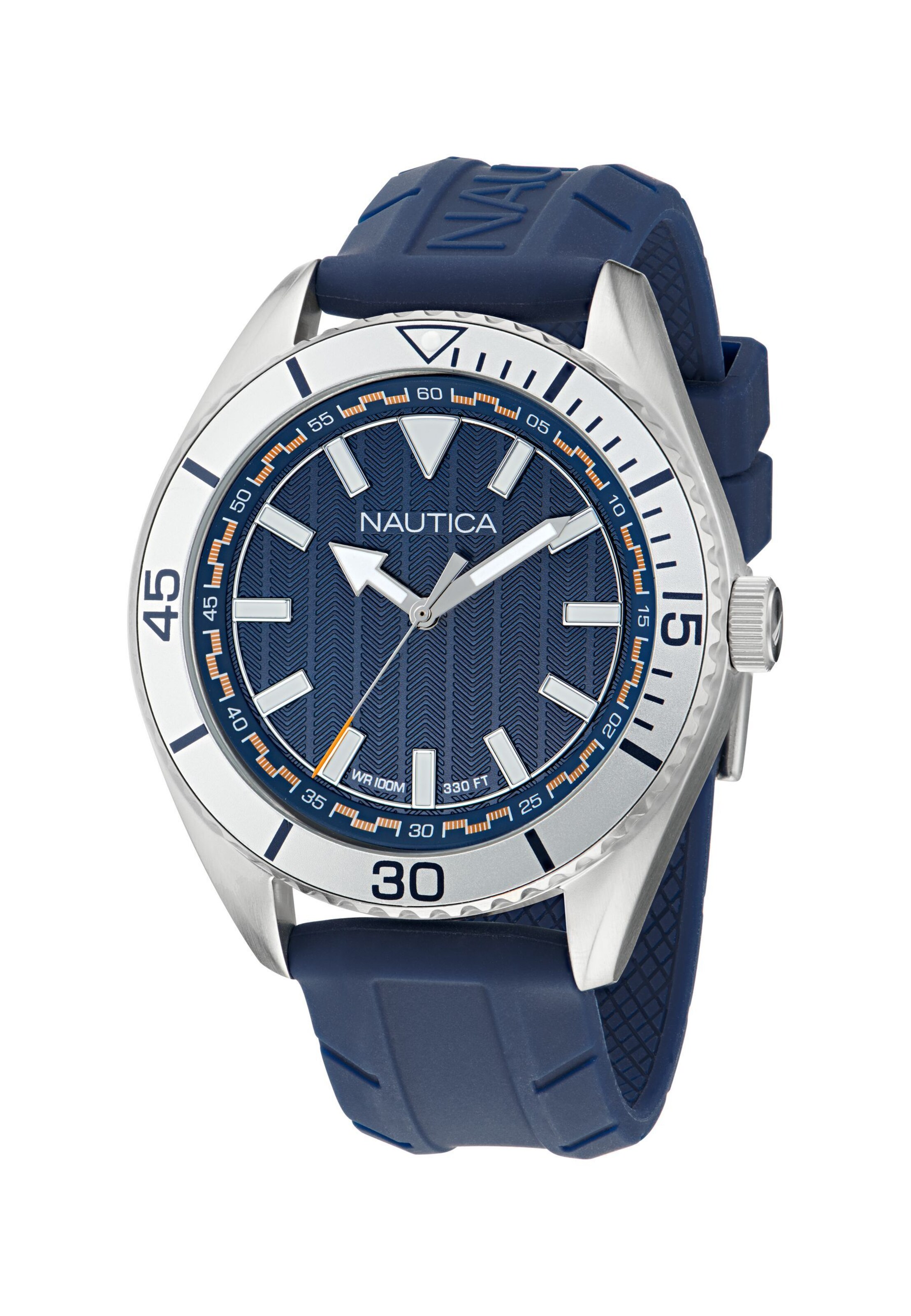 NAUTICA Analog Watch 'NCT WINDWARD' in Blue: front