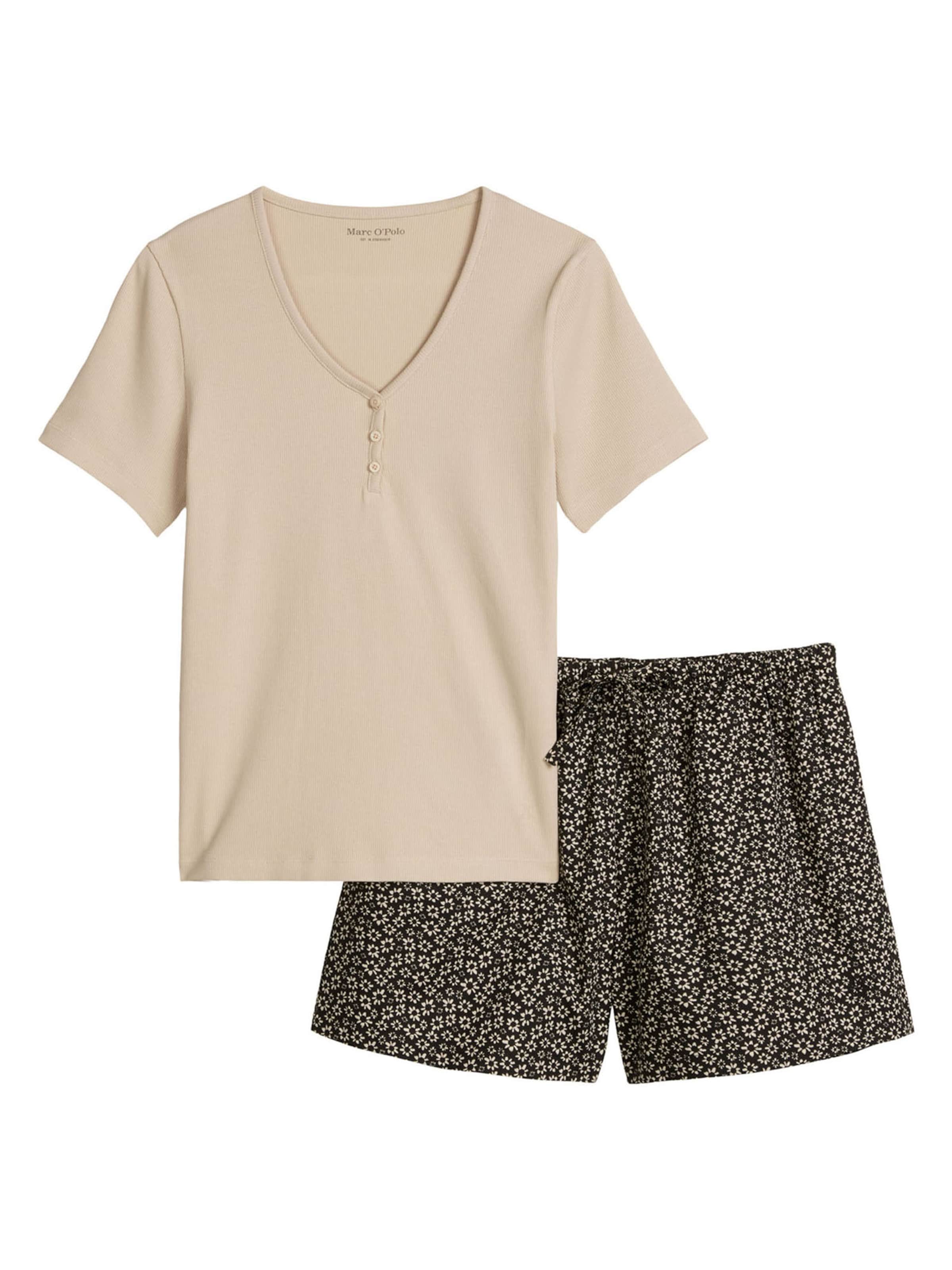 Pyjama ' Mix N Match ' Marc O'Polo en beige : devant