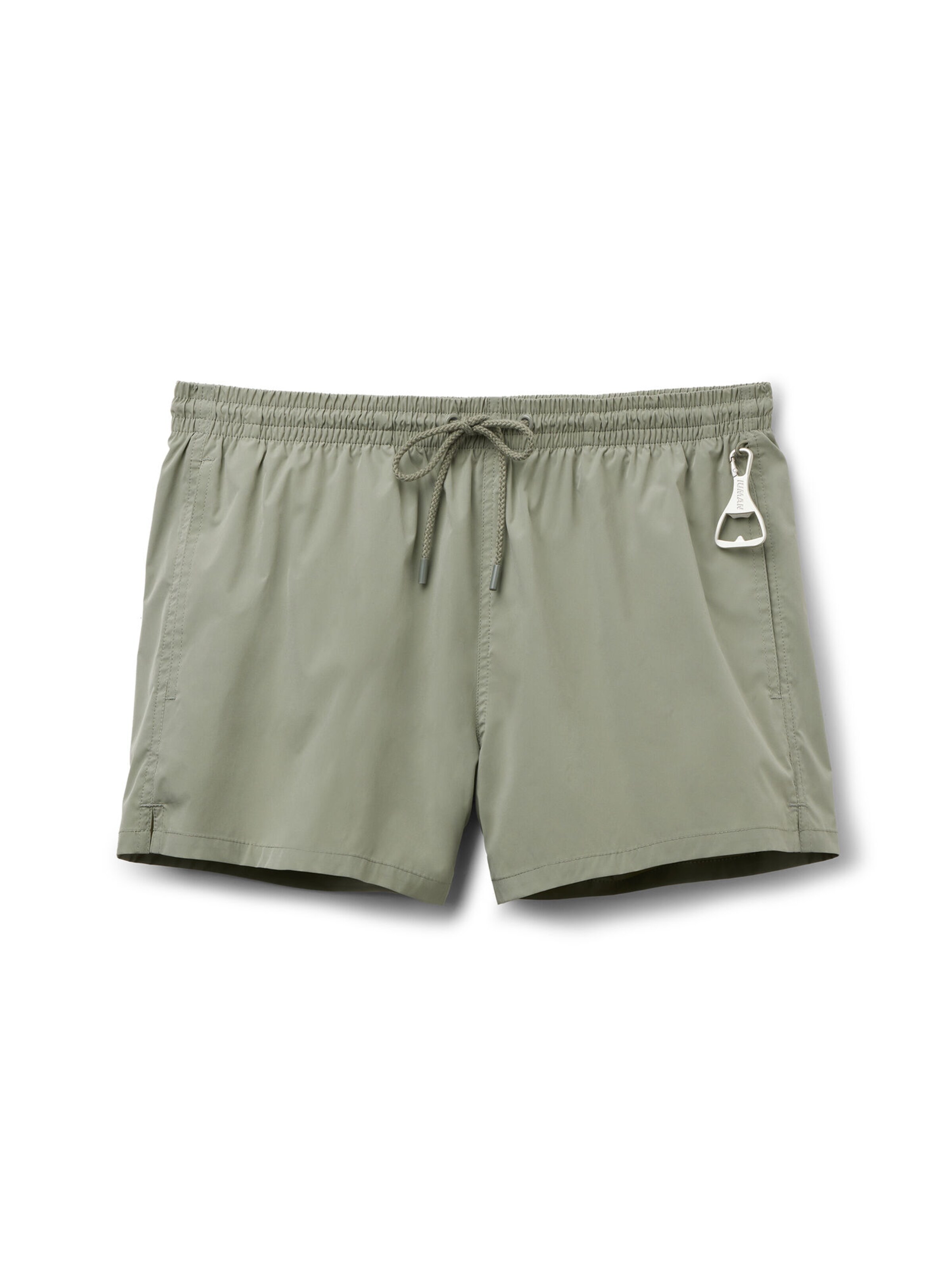 IUMAN Intimissimi Board Shorts 'with bottle opener' in Green: front