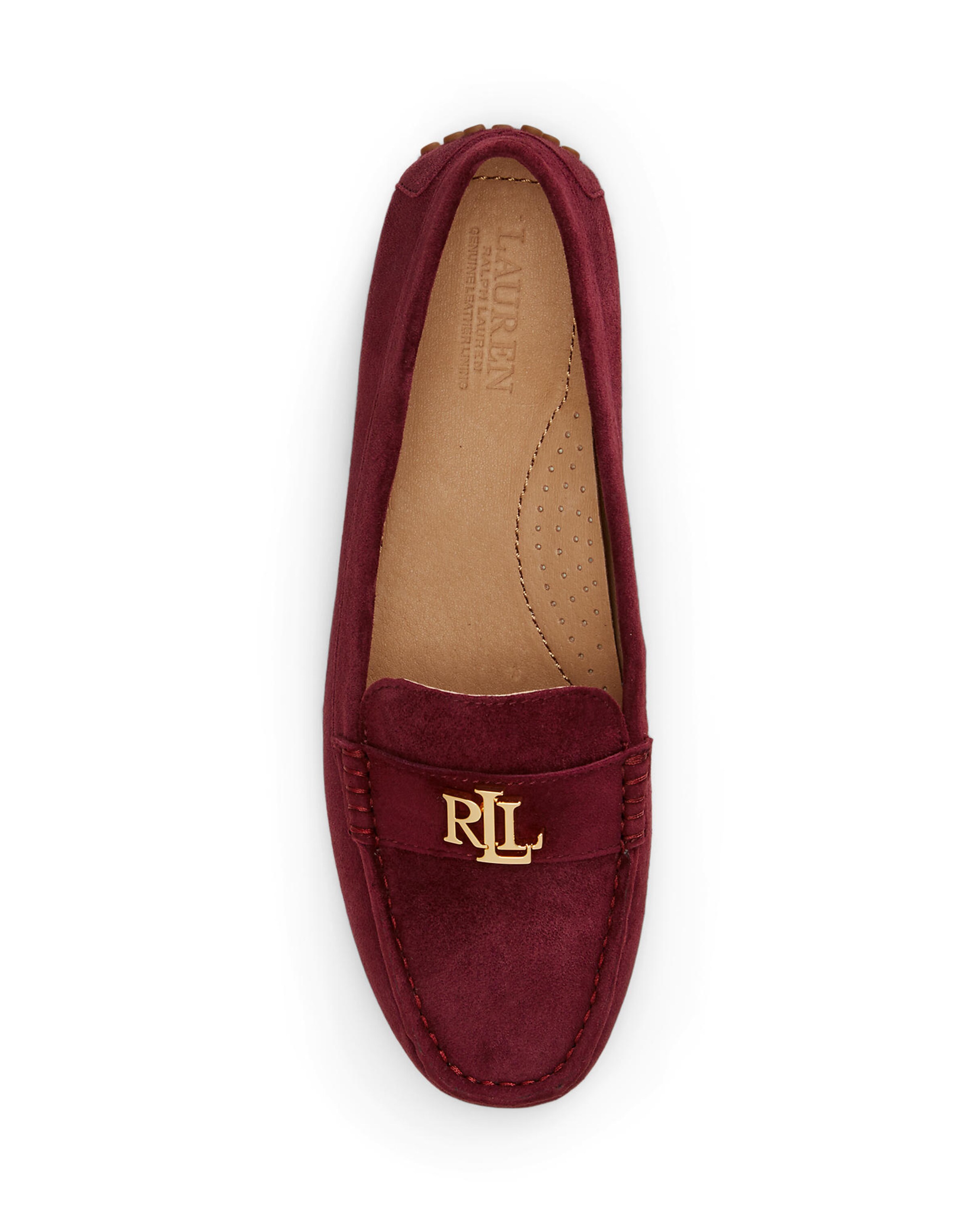 Mocassin 'BARNSBURY' Lauren Ralph Lauren en rouge