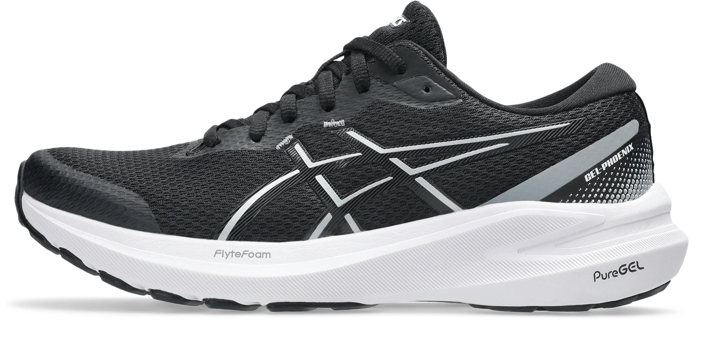 ASICS Running Shoes in Black: front