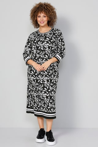 Robe MIAMODA en noir : devant