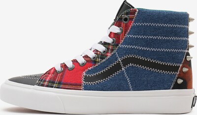 Sneaker înalt 'SK8-Hi' VANS pe albastru denim / gri / mai multe culori / roșu, Vizualizare produs