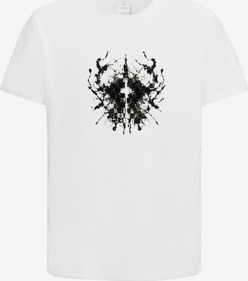 HUSKSWARE Shirt 'Grafik' in Weiß: Vorderseite